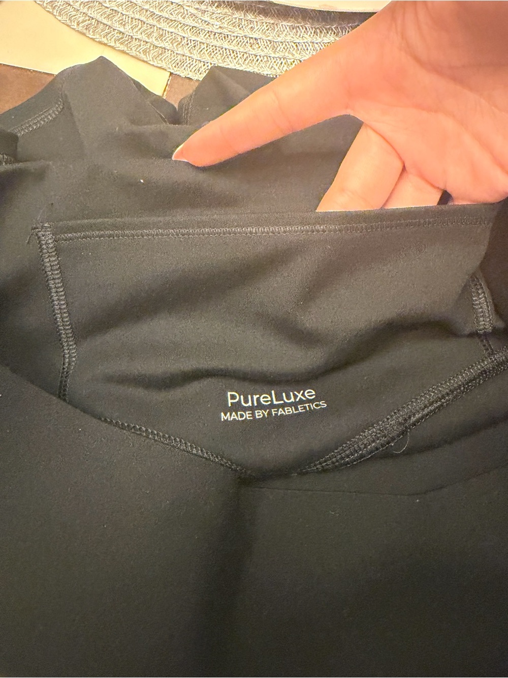 Fabletics Black High-Rise Athletic 4" Shorts - Picture 7 of 7